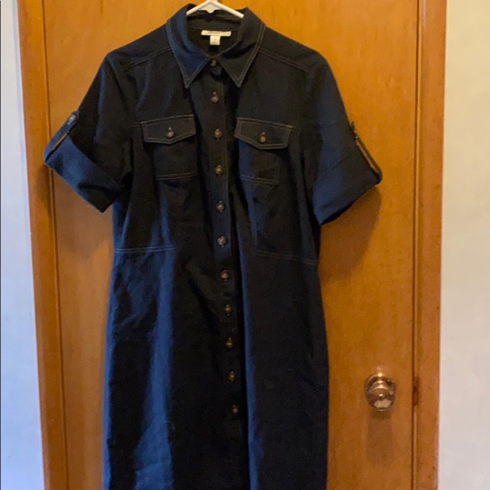 Dress barn button up dress